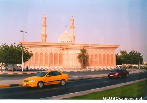 Postcard Sharjah, view from highway
