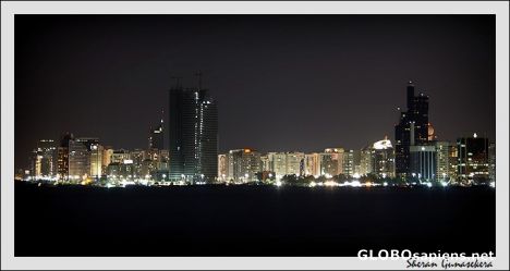 Postcard Night Cityscape