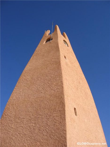 Postcard Minaret of the Mosque in Bounoura