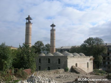 Postcard Nagorno Karabakh (Armenia). Iranian mosque