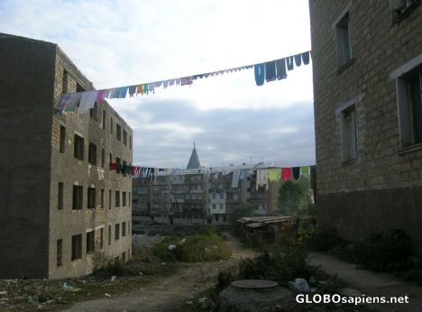 Postcard Nagorno Karabakh (Armenia). Laundry