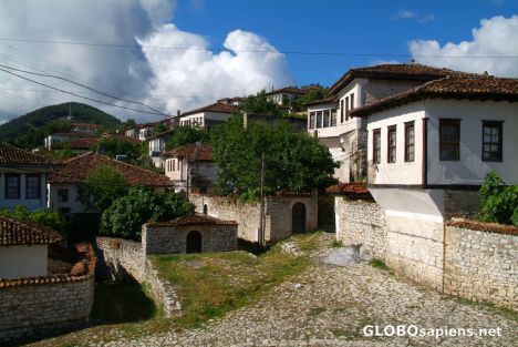 Postcard Berat (AL) - citadel, the village within