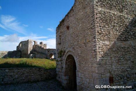 Postcard Berat (AL) - citadel, the main gate
