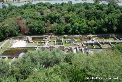 Postcard Archeological site in Butrint