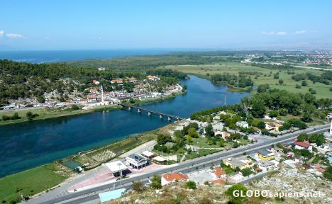 Postcard Buna River in Shkodër