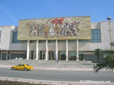 Postcard Tirana central square