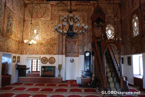 Postcard Interior of Ethem Bey Mosque
