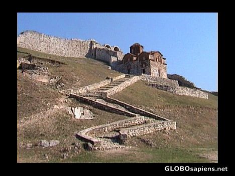 Postcard Berat  fortress