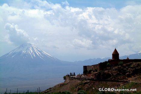 Postcard Khor Virap - Monastery & Little Ararat
