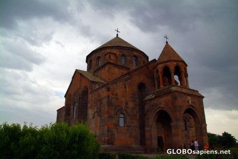 Postcard Echmiadzin - St Hripsime Church