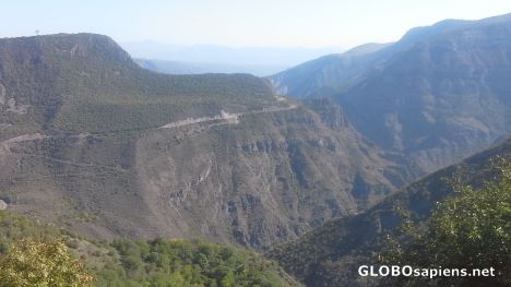 Postcard Tatev Canyon