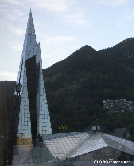 Postcard Andorra la Vella - Caldea