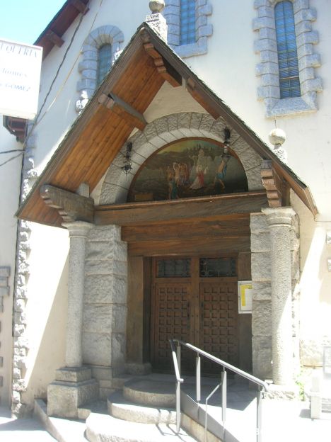 Postcard Gate to the main church