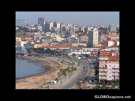 Postcard General view of Luanda
