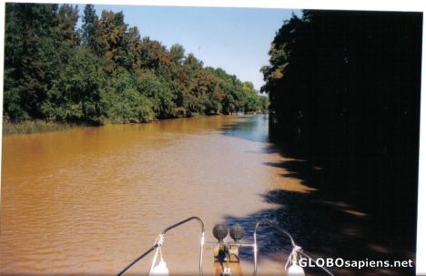 Postcard Tigre Delta river