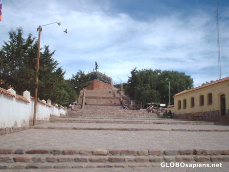 Postcard Humahuaca monument