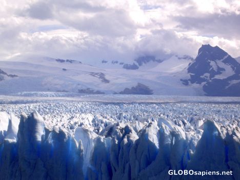 Postcard Perito Moreno glaciar - afternoon snapshot