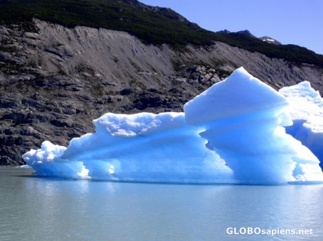 Postcard Iceberg from Upsala Glaciar - Argentina