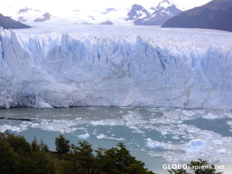 Postcard Perito Moreno Glacier afternoon