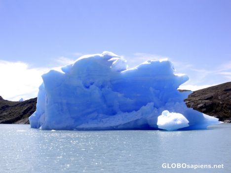 Postcard Iceberg from Upsala glaciar 01