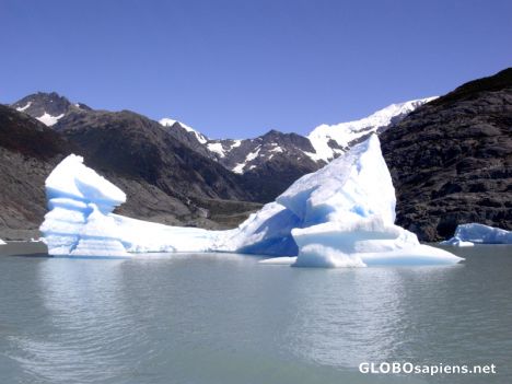 Postcard Iceberg from Upsala glaciar 07