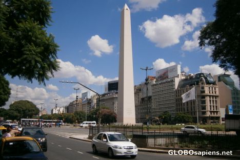 Postcard El Obelisco