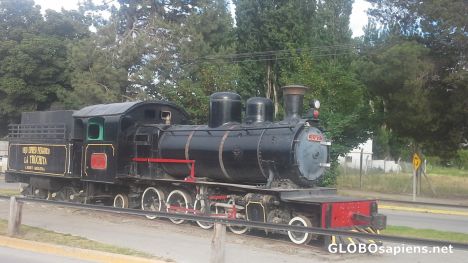 Postcard La Trochita steam locomotion