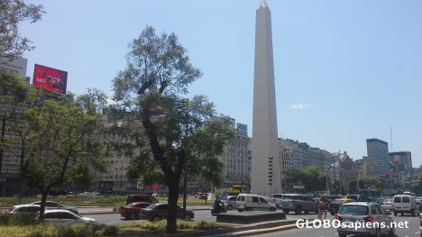 Postcard El Obelisco