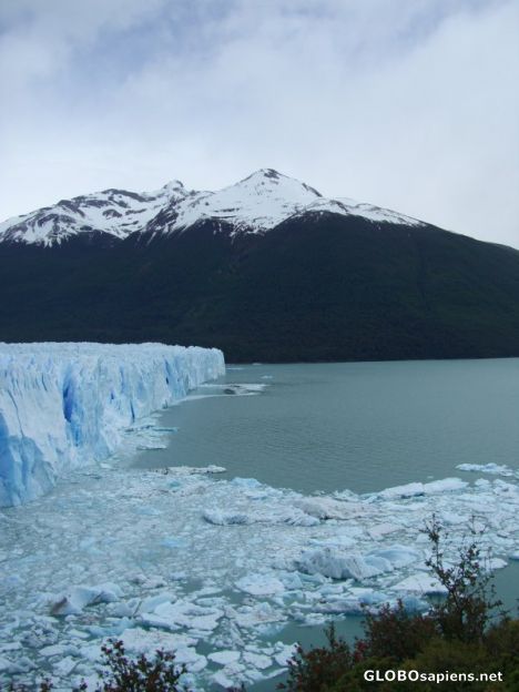 Postcard perito moreno glacier