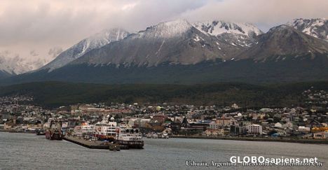 Postcard Ushuaia the southernmost City in the World