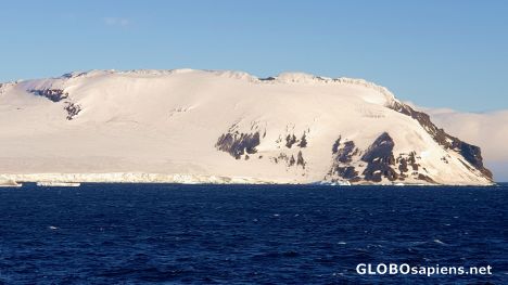 Postcard Weddell Sea island
