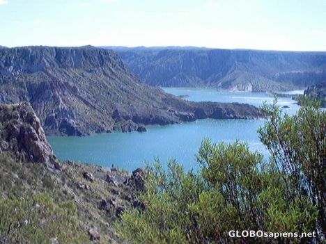 Postcard Lake in Canyon Atuel