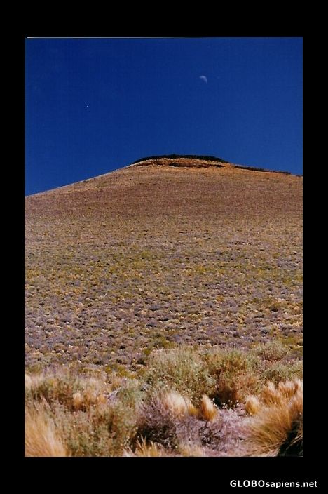 Postcard Cerro near Laguna Blanca National Park