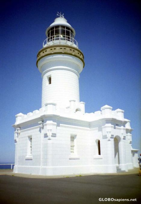Postcard Light house atop one of the highest hill