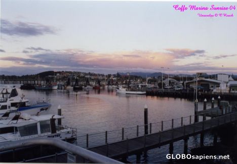 Postcard Coffs Harbour Marina Morning