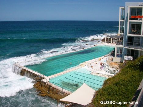 Postcard ocean pool