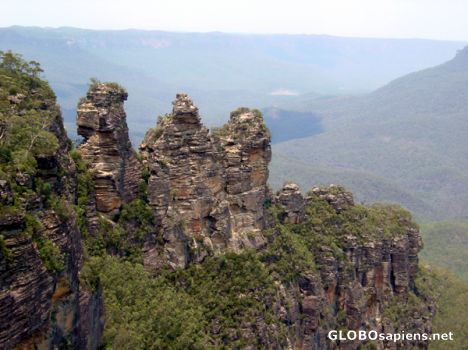 Postcard AUSTRALIE - BLUE MOUNTAINS - THREE SISTERS