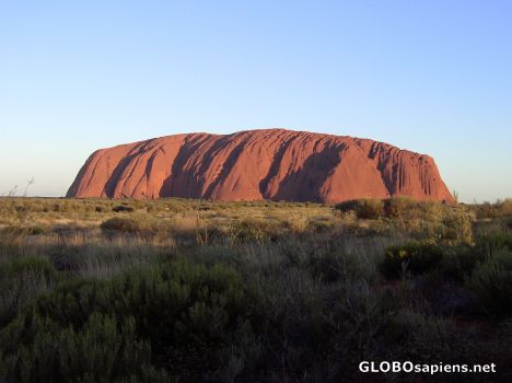 Postcard Ayers Rock, Australia