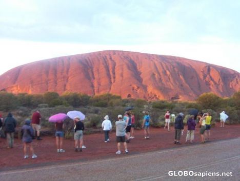 Postcard Uluru morning
