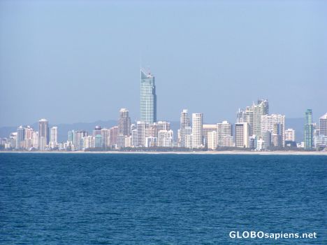 Postcard View of Surfers Paradise