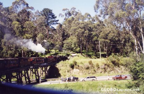 Postcard Puffing Billy