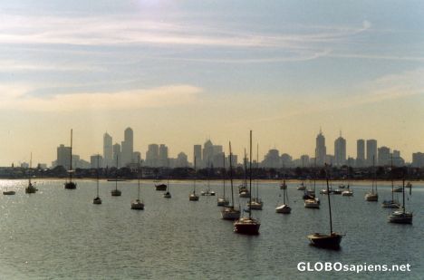 Postcard View of Melbourne