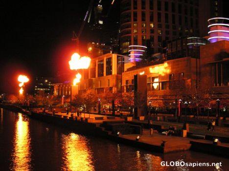 Postcard Gas Flares, Melbourne