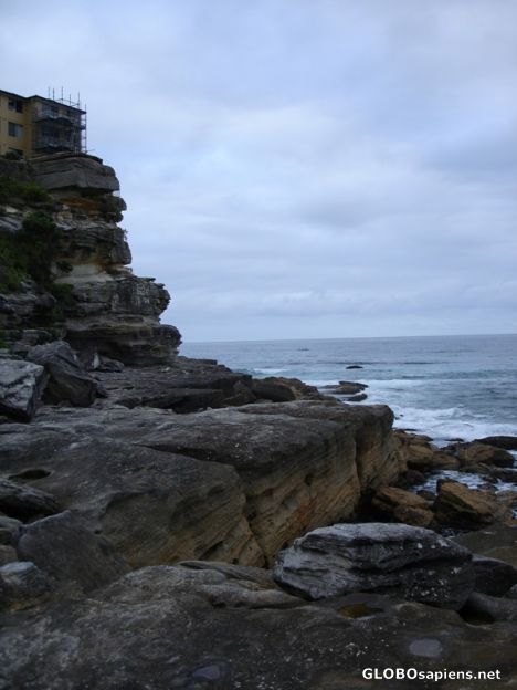 Postcard Rocky side of Manly Beach