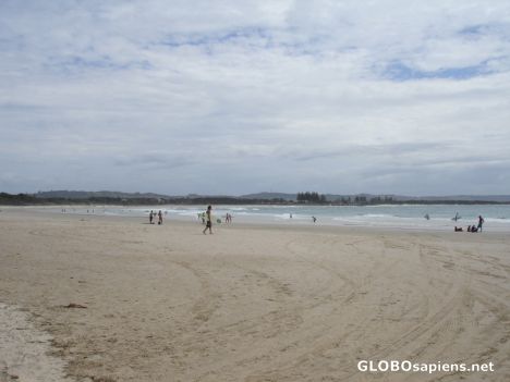 Postcard Sandy Beaches of Byron Bay