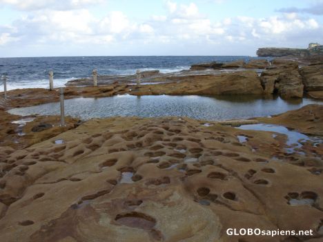 Postcard Natural Pool by the Rocky Beach - Coogee