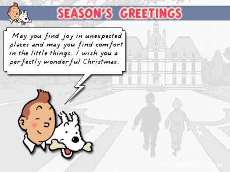 Postcard holiday greetings