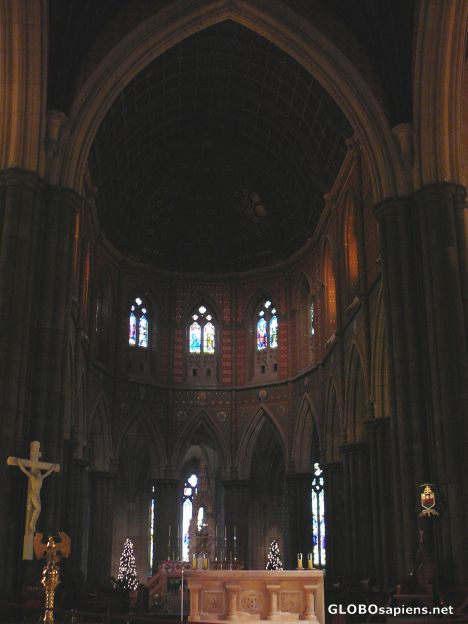Postcard St Patricks Cathedral - Inside