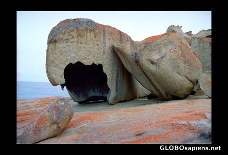 Postcard Remarkable Rocks, Kangaroo Island