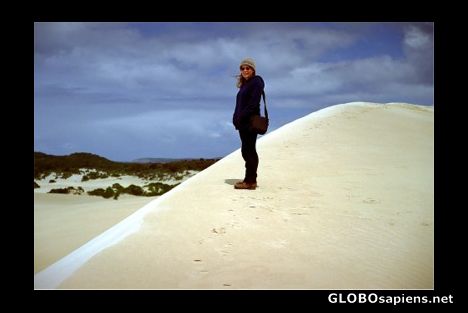 Postcard Little Sahara, Kangaroo Island